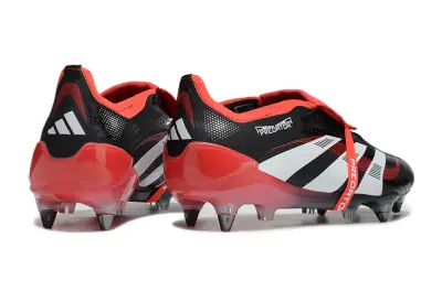 Adidas Predator 25 Elite Foldover Tongue SG - Black/Fiery Red/White