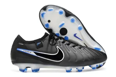 Nike Tiempo Legend 10 Elite FG - Black/Electric Blue/White