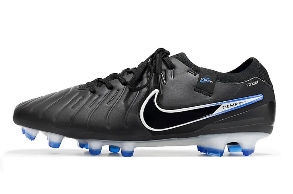 Nike Tiempo Legend 10 Elite FG - Black/Electric Blue/White