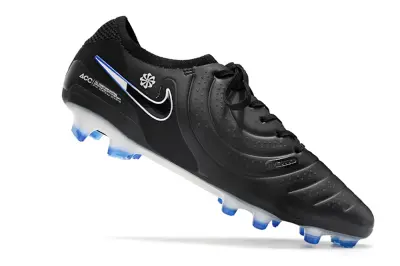 Nike Tiempo Legend 10 Elite FG - Black/Electric Blue/White