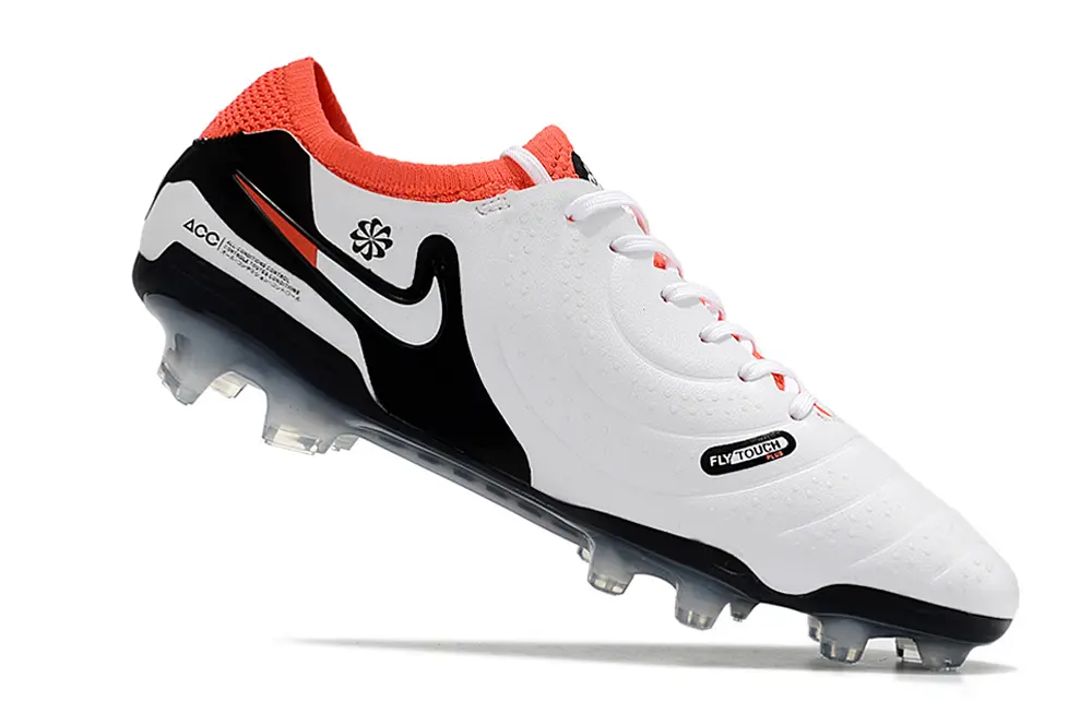 Nike Tiempo Legend 10 Elite FG - White/Highlight Orange/Black