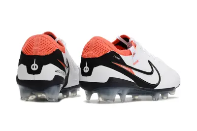Nike Tiempo Legend 10 Elite FG - White/Highlight Orange/Black