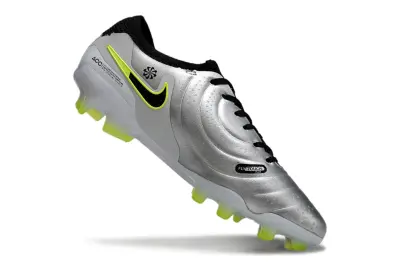 Nike Tiempo Legend 10 Elite FG - Silver/Lime Green/Black