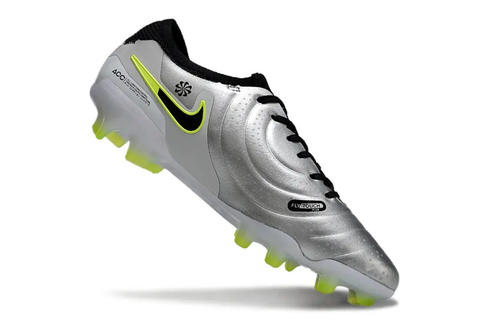 Nike Tiempo Legend 10 Elite FG - Silver/Lime Green/Black