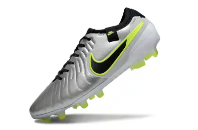 Nike Tiempo Legend 10 Elite FG - Silver/Lime Green/Black
