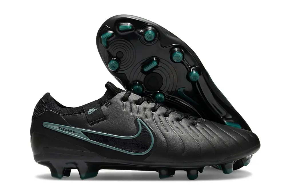 Nike Tiempo Legend 10 Elite FG - Black/Turquoise Mist/Jet Black
