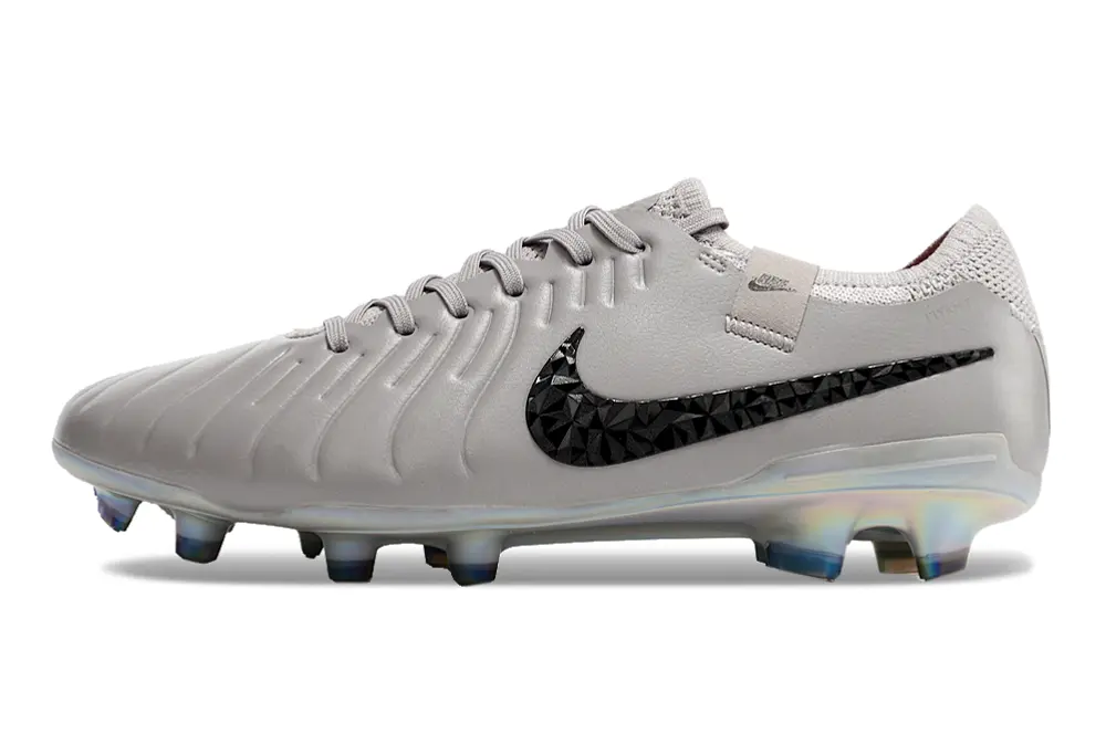 Nike Tiempo Legend 10 Elite FG - Gray/Midnight Black/Rainbow Iridescent