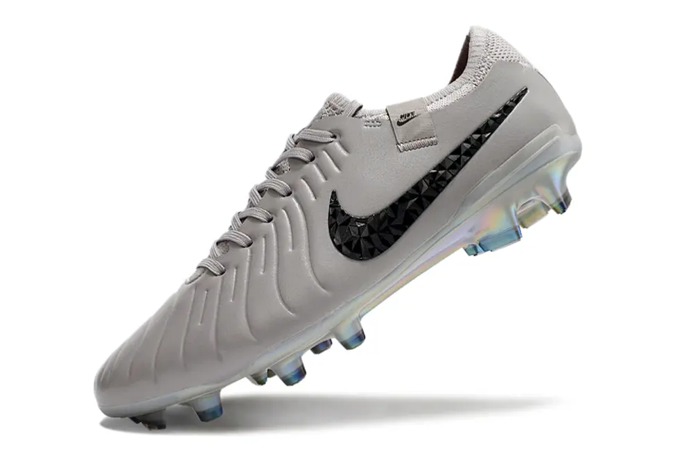 Nike Tiempo Legend 10 Elite FG - Gray/Midnight Black/Rainbow Iridescent