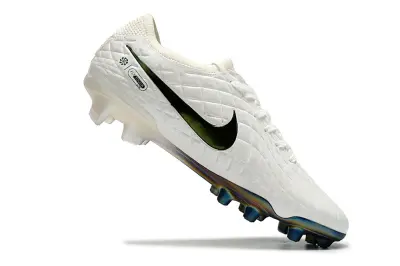Nike Tiempo Legend 10 Elite FG - White/Emerald Green/Iridescent