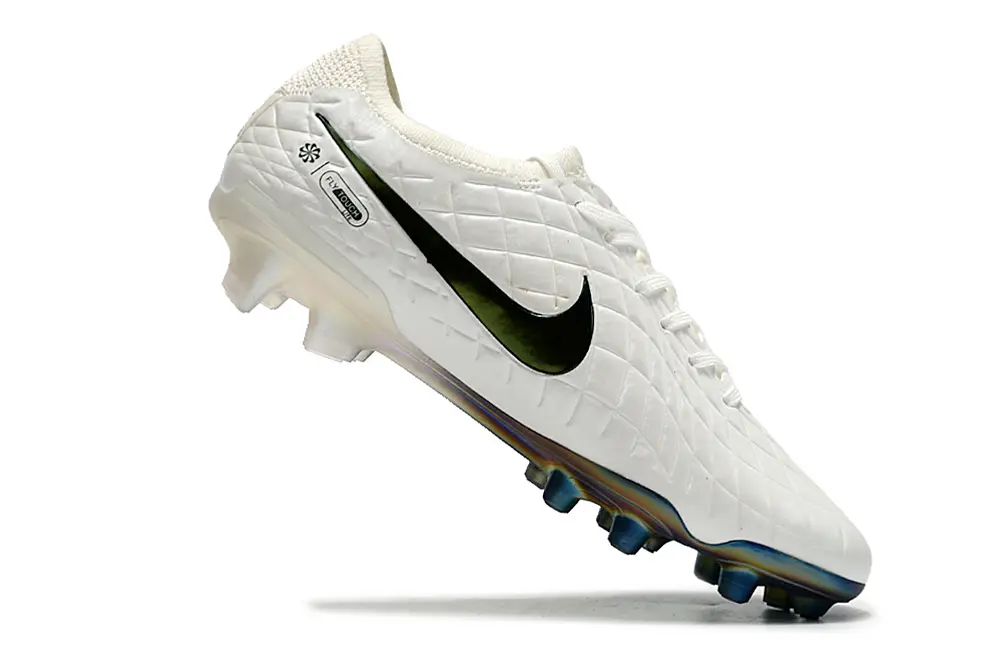Nike Tiempo Legend 10 Elite FG - White/Emerald Green/Iridescent