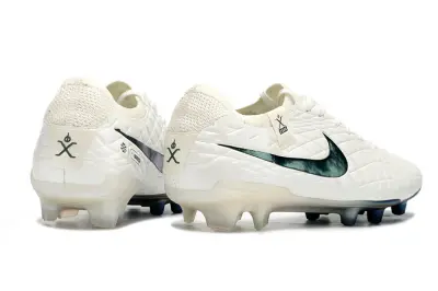 Nike Tiempo Legend 10 Elite FG - White/Emerald Green/Iridescent