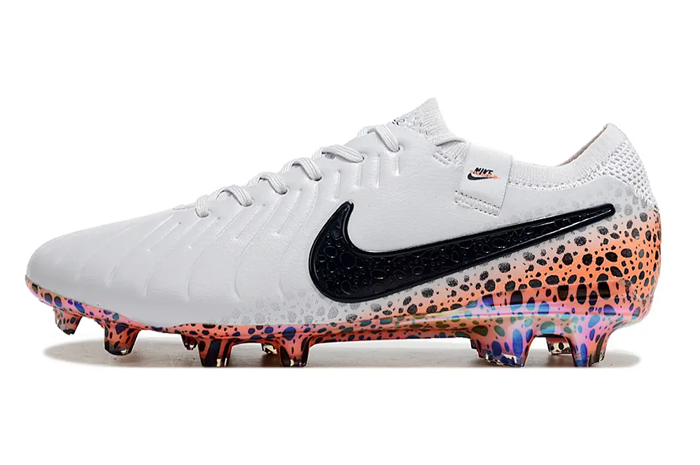 Nike Tiempo Legend 10 Elite FG - White/Black/Neon Splash