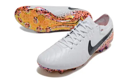 Nike Tiempo Legend 10 Elite FG - White/Black/Neon Splash