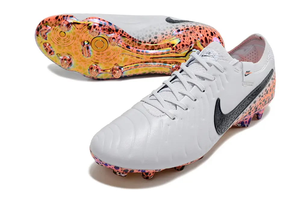 Nike Tiempo Legend 10 Elite FG - White/Black/Neon Splash