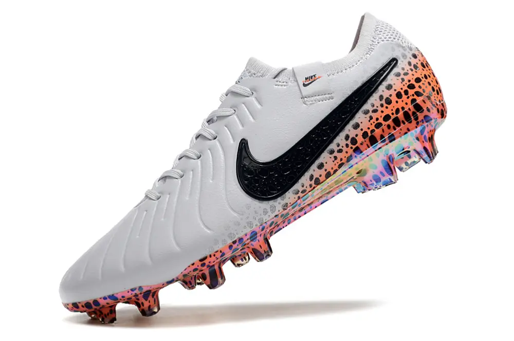 Nike Tiempo Legend 10 Elite FG - White/Black/Neon Splash
