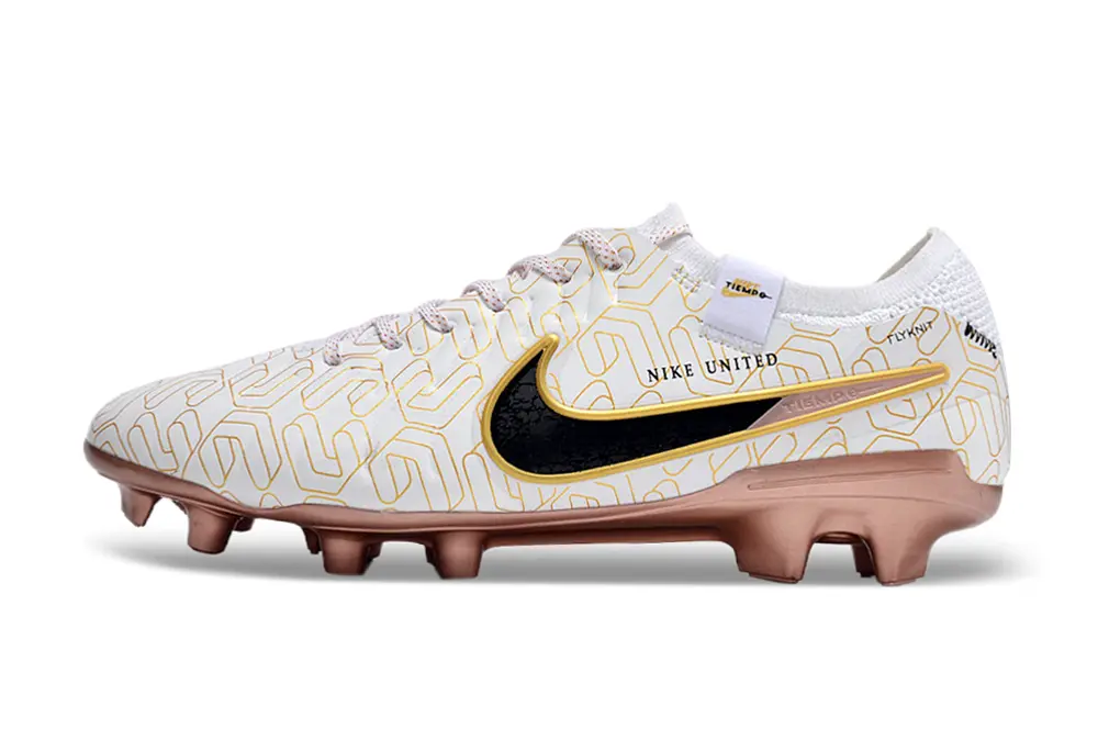 Nike Tiempo Legend 10 Elite FG - White/Golden Yellow/Rose Gold