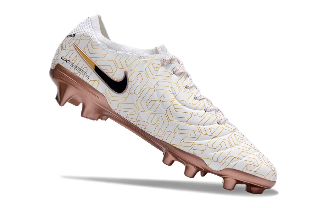 Nike Tiempo Legend 10 Elite FG - White/Golden Yellow/Rose Gold