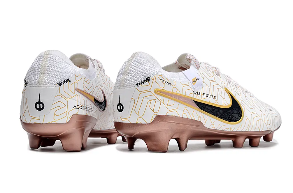 Nike Tiempo Legend 10 Elite FG - White/Golden Yellow/Rose Gold