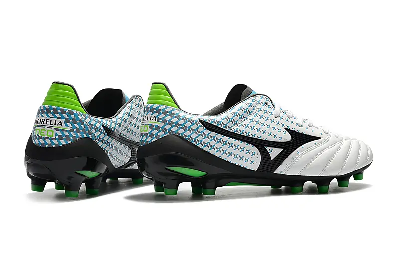 Mizuno Morelia Neo 2 FG - White/Electric Green/Black