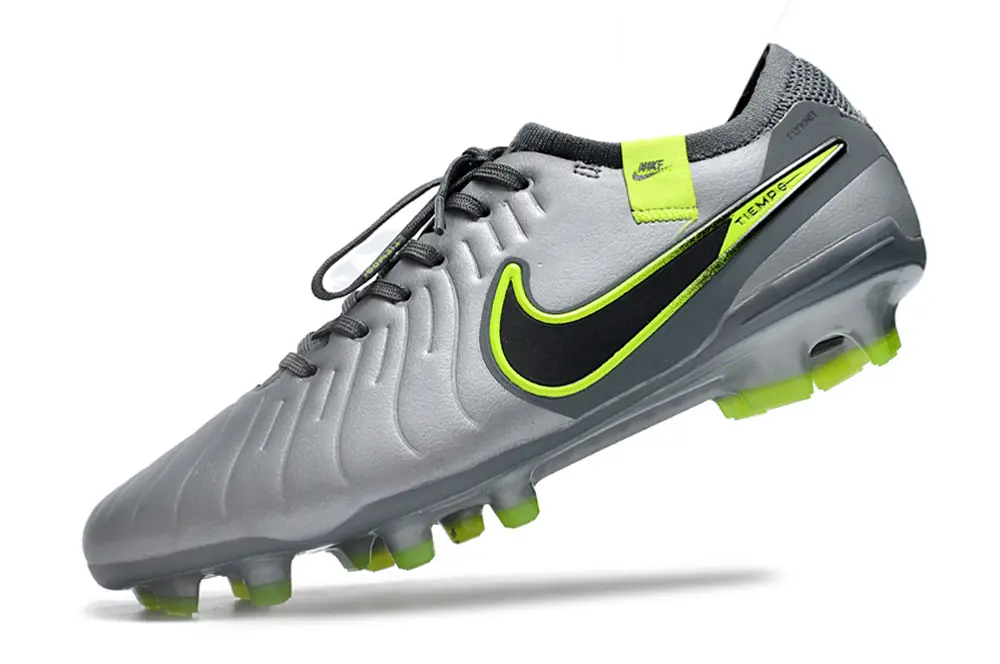 Nike Tiempo Legend 10 Elite FG - Gray/Neon Green/Black