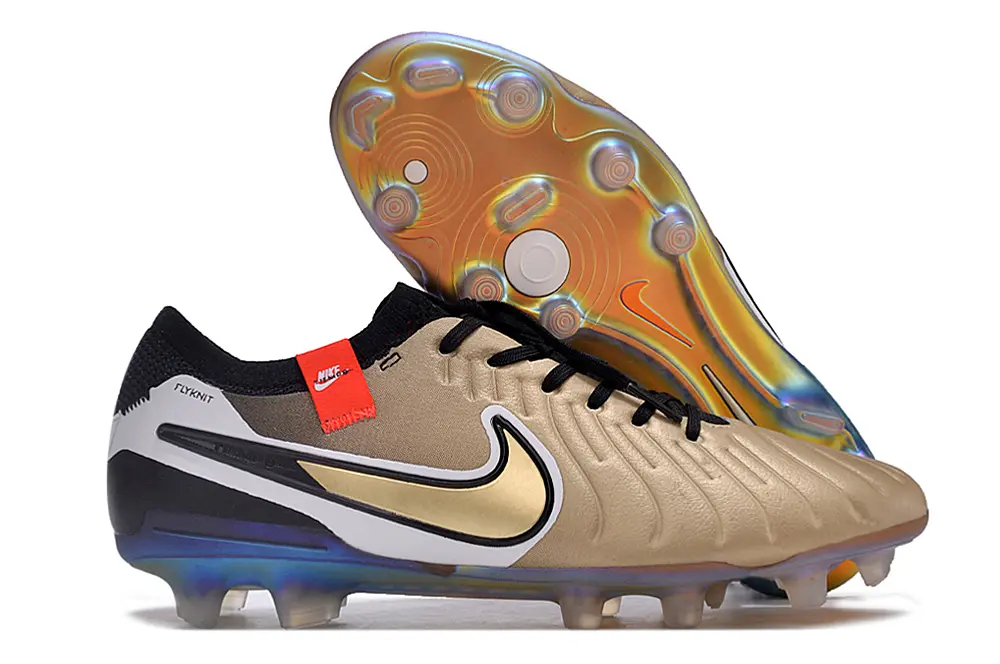 Nike Tiempo Legend 10 Elite FG - Gold/Black/Neon