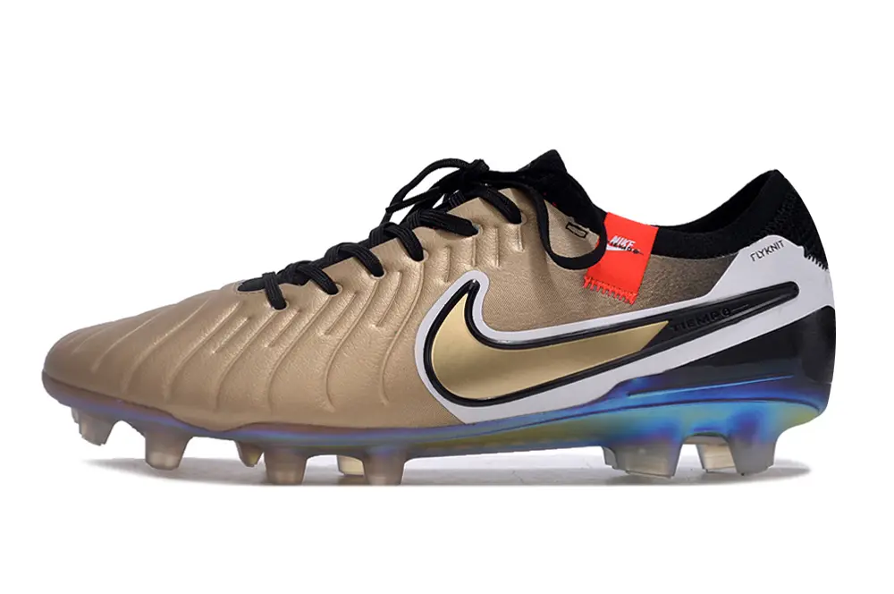 Nike Tiempo Legend 10 Elite FG - Gold/Black/Neon