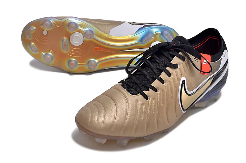 Nike Tiempo Legend 10 Elite FG - Gold/Black/Neon