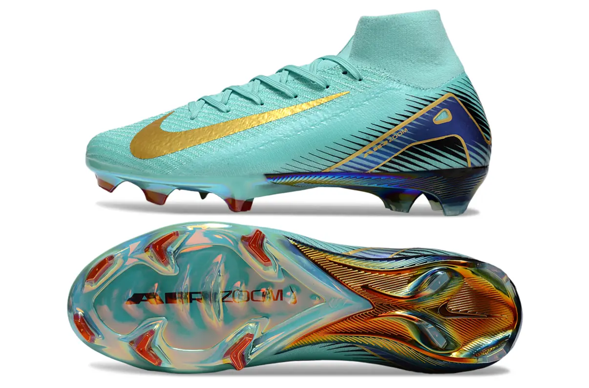 Nike Air Zoom Mercurial Superfly 10 Elite FG - Aqua/Golden Aqua/Bright Blue