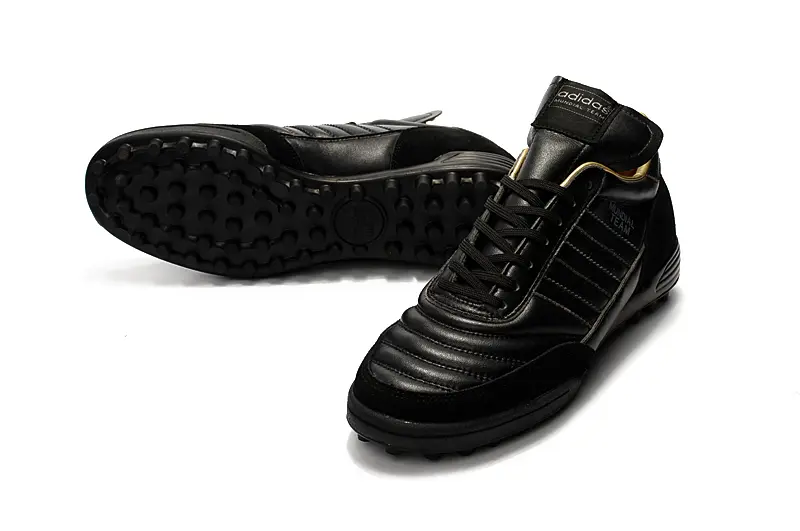 Adidas Mundial Team TF - Black/Classic Black/Gold Accents