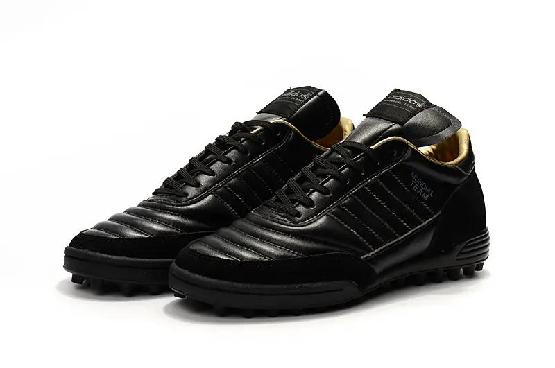 Adidas Mundial Team TF - Black/Classic Black/Gold Accents