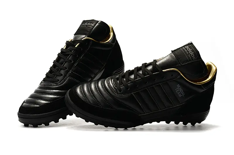 Adidas Mundial Team TF - Black/Classic Black/Gold Accents
