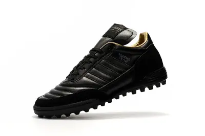 Adidas Mundial Team TF - Black/Classic Black/Gold Accents