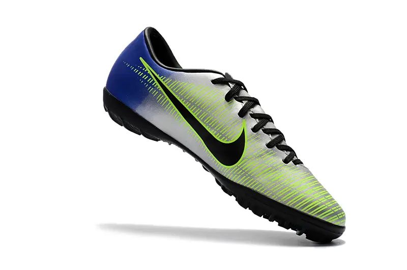 Nike Mercurial Victory 6 TF - Silver/Lime Green/Navy Blue