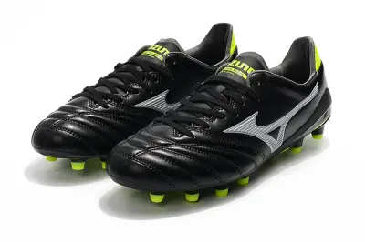 Mizuno Morelia Neo 2 FG - Black/Lime Green/Metallic Silver