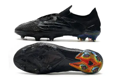 Adidas Predator Archive FG - Black/Midnight Black/Rainbow Reflect