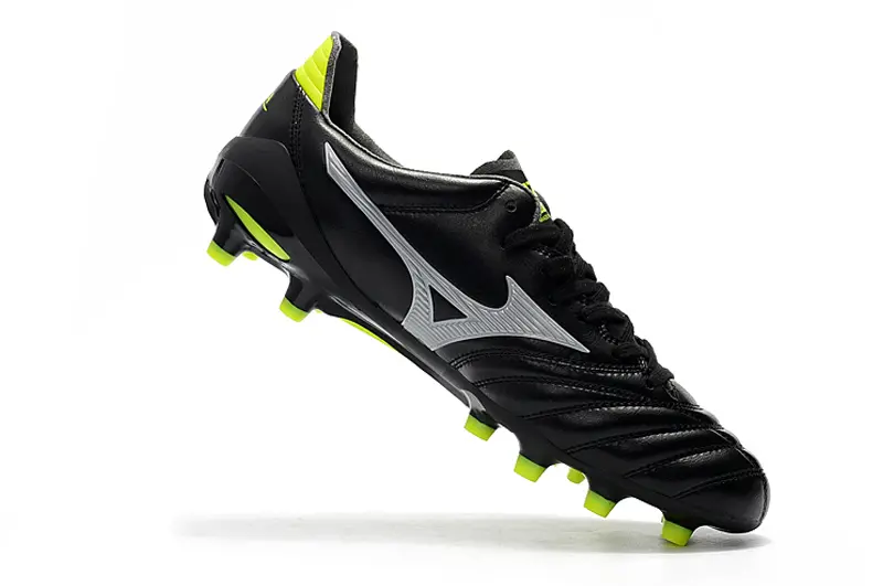 Mizuno Morelia Neo 2 FG - Black/Lime Green/Metallic Silver