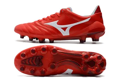 Mizuno Morelia Neo 2 FG - Red/Bright Red/White