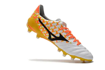 Mizuno Morelia Neo 2 FG - White/Vibrant Orange/Black