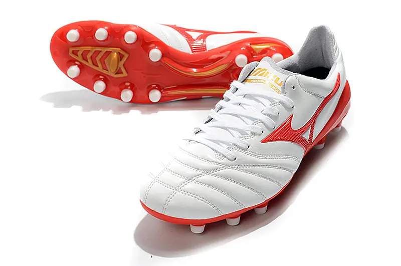 Mizuno Morelia Neo 2 FG - White/Fiery Red/Shiny White