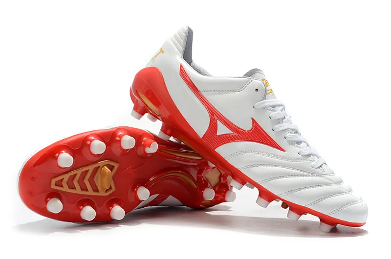 Mizuno Morelia Neo 2 FG - White/Fiery Red/Shiny White