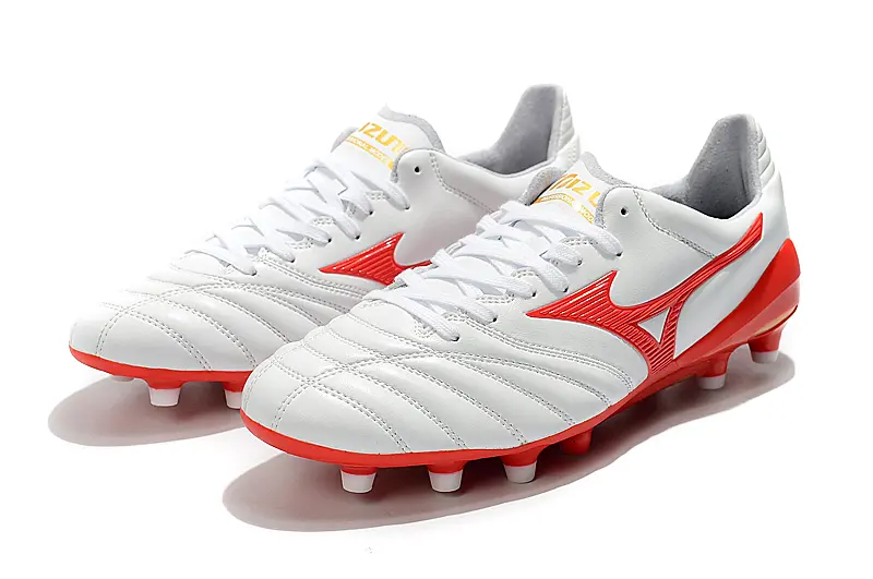 Mizuno Morelia Neo 2 FG - White/Fiery Red/Shiny White