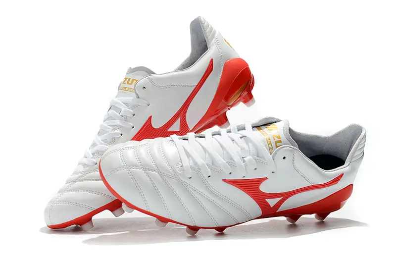Mizuno Morelia Neo 2 FG - White/Fiery Red/Shiny White