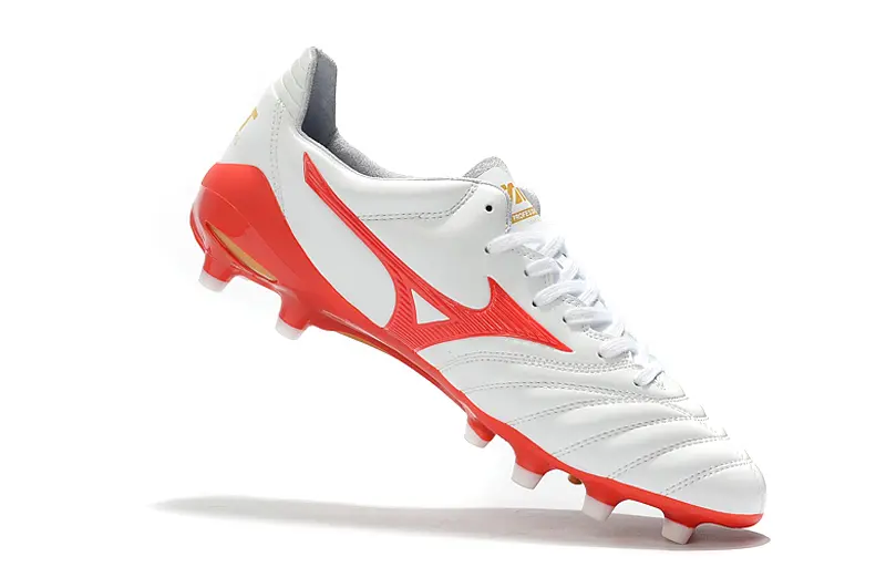 Mizuno Morelia Neo 2 FG - White/Fiery Red/Shiny White