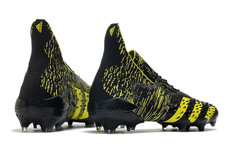 Adidas Predator Freak+ Laceless FG - Black/Electric Yellow/Shadow Black