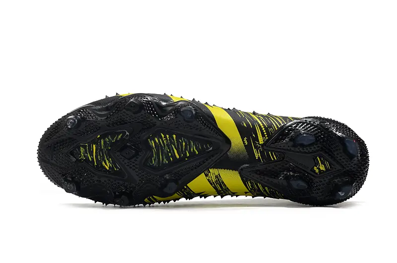 Adidas Predator Freak+ Laceless FG - Black/Electric Yellow/Shadow Black