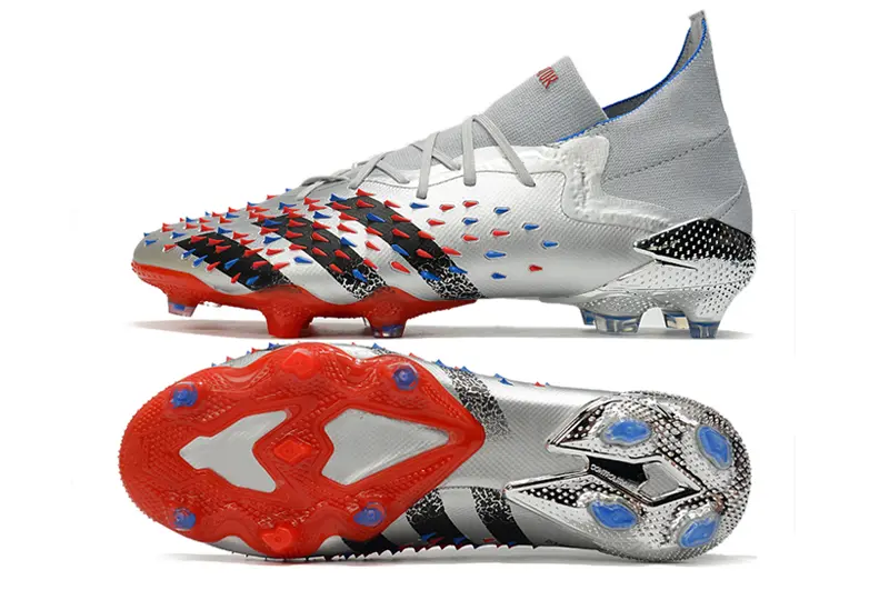 Adidas Predator Freak.1 FG - Silver/Vibrant Red/Deep Blue