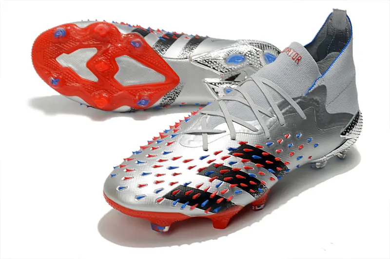Adidas Predator Freak.1 FG - Silver/Vibrant Red/Deep Blue