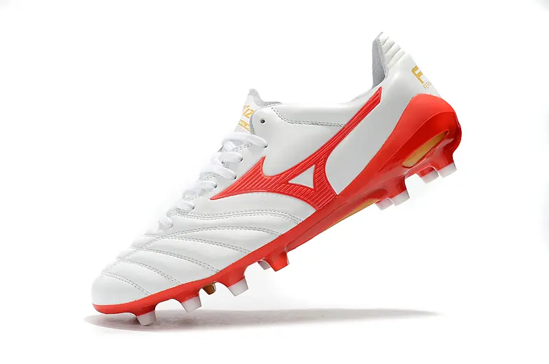 Mizuno Morelia Neo 2 FG - White/Fiery Red/Shiny White