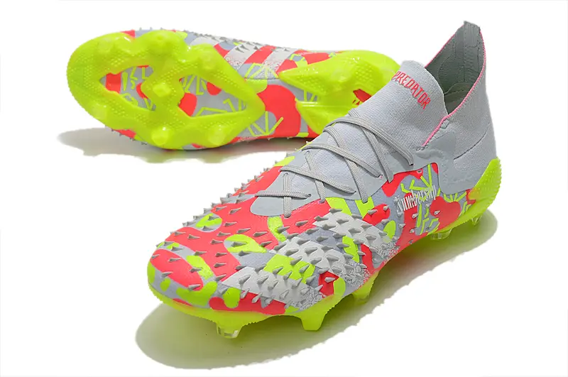 Adidas Predator Freak.1 FG - Gray/Neon Pink/Lime Green