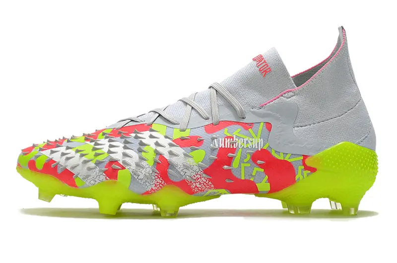 Adidas Predator Freak.1 FG - Gray/Neon Pink/Lime Green